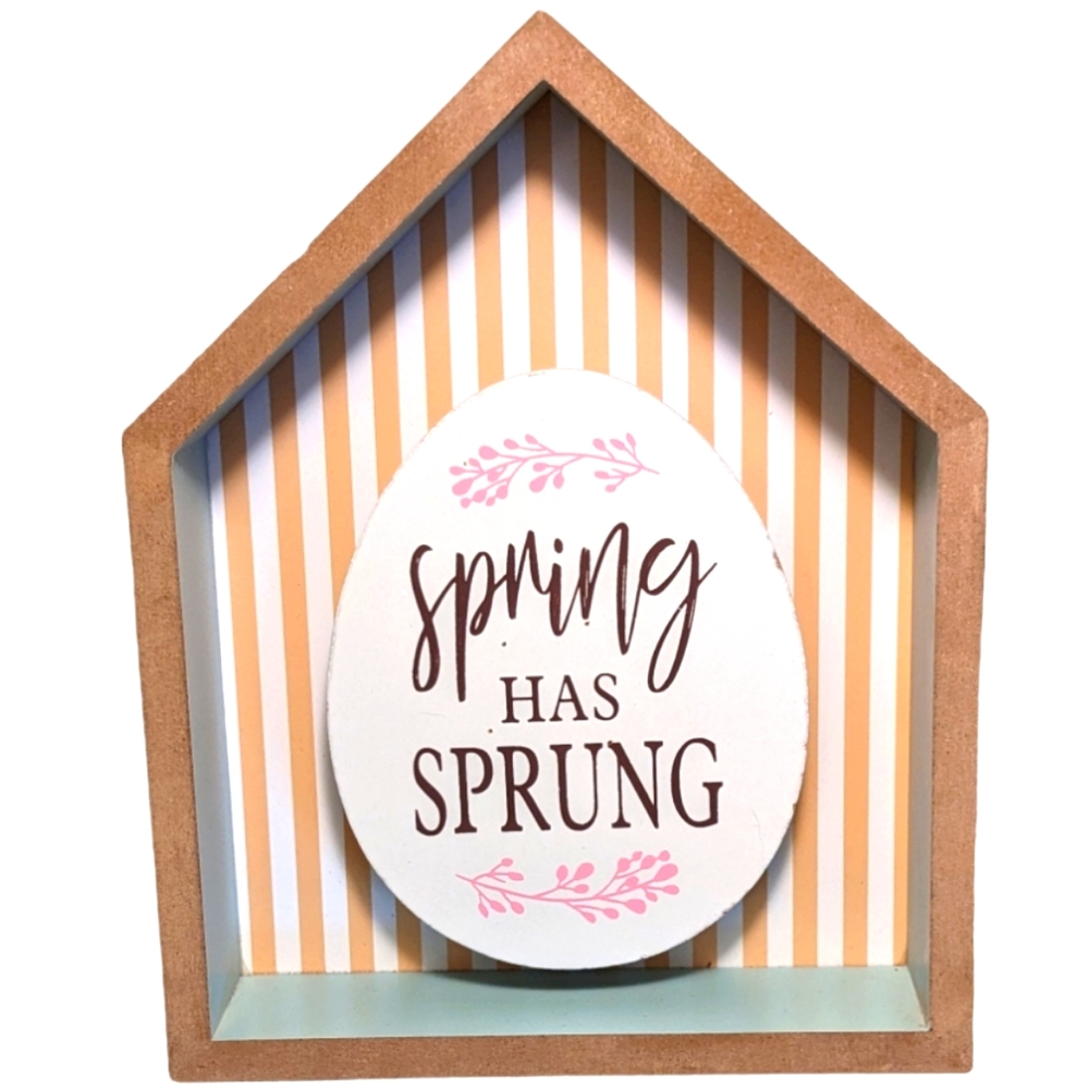Signature Select Seasons Spring Has Sprung Pastel Shadowbox Decoration